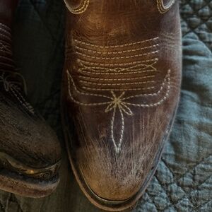 Liberty Black Distressed Booties